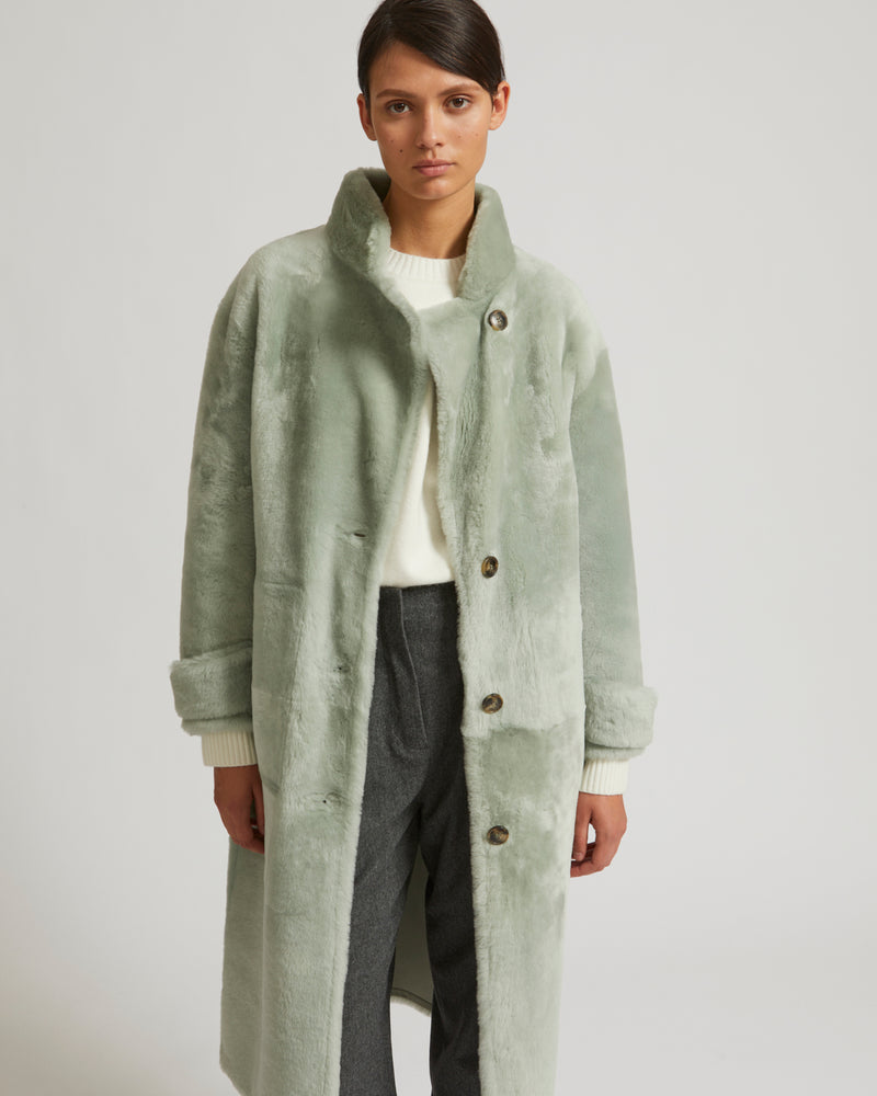 Manteau officier en mérinos