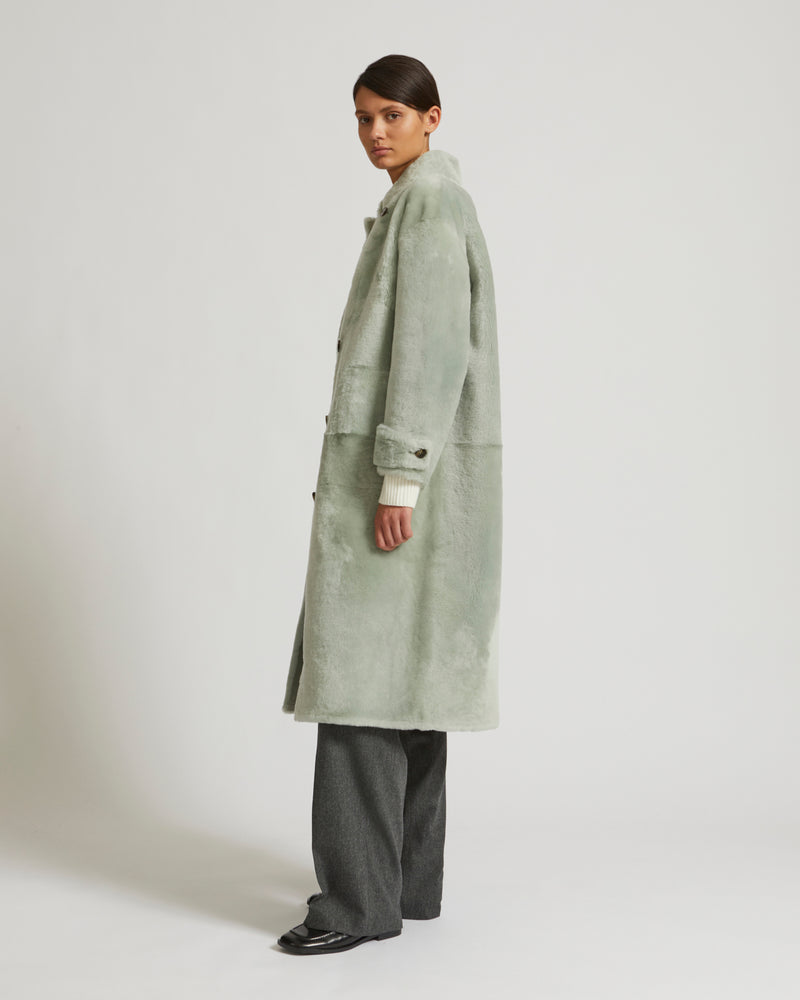 Manteau officier en mérinos