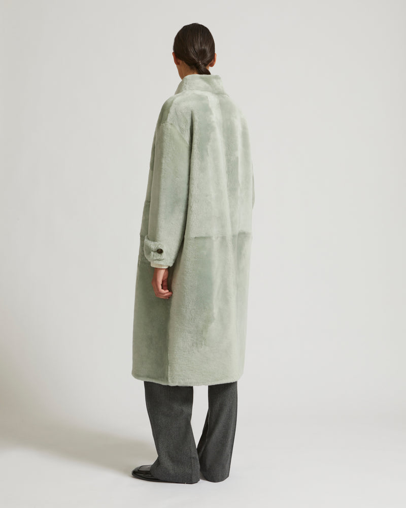 Manteau officier en mérinos