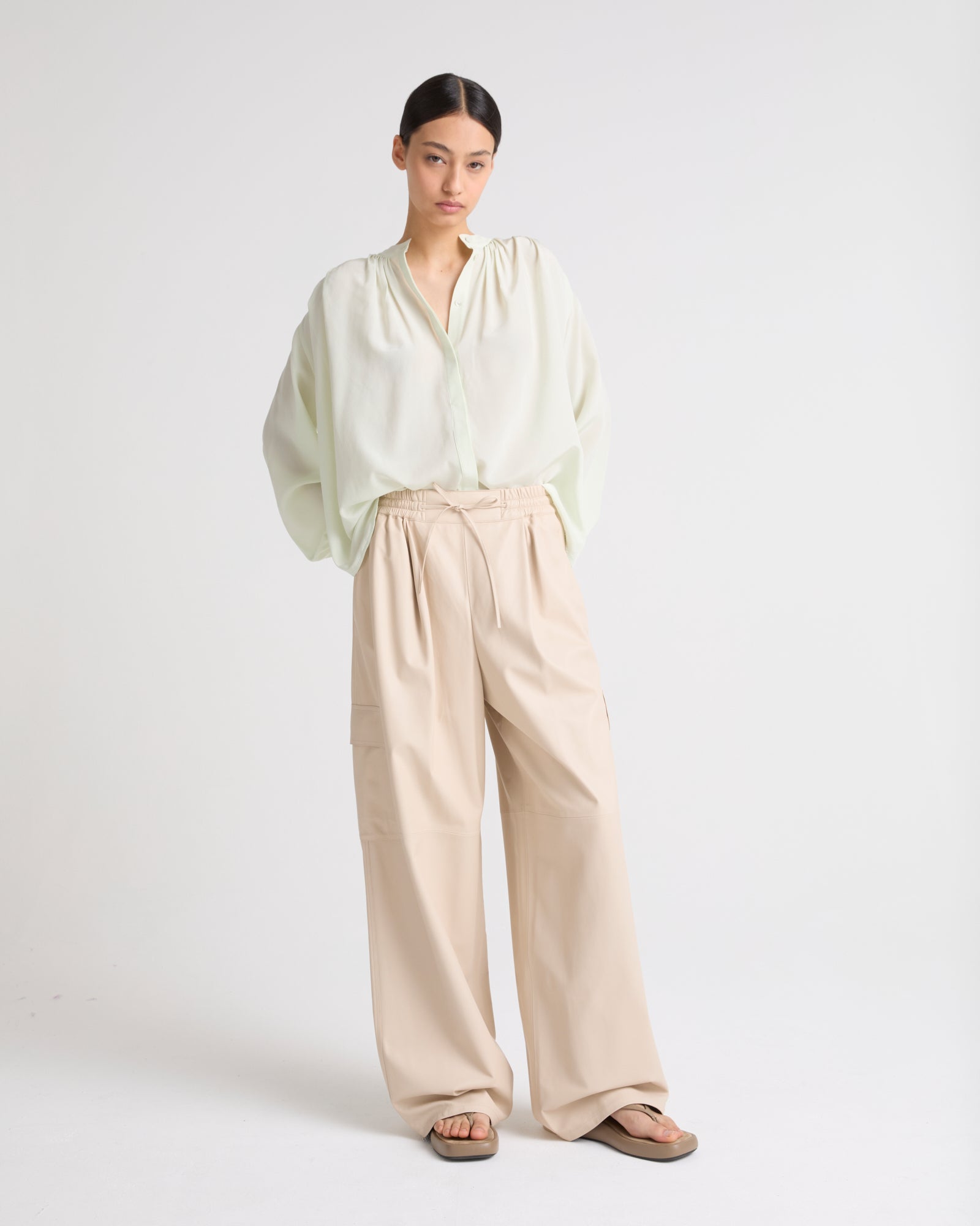 新品未使用品【YVES SALOMON 】 TROUSERS FLAN