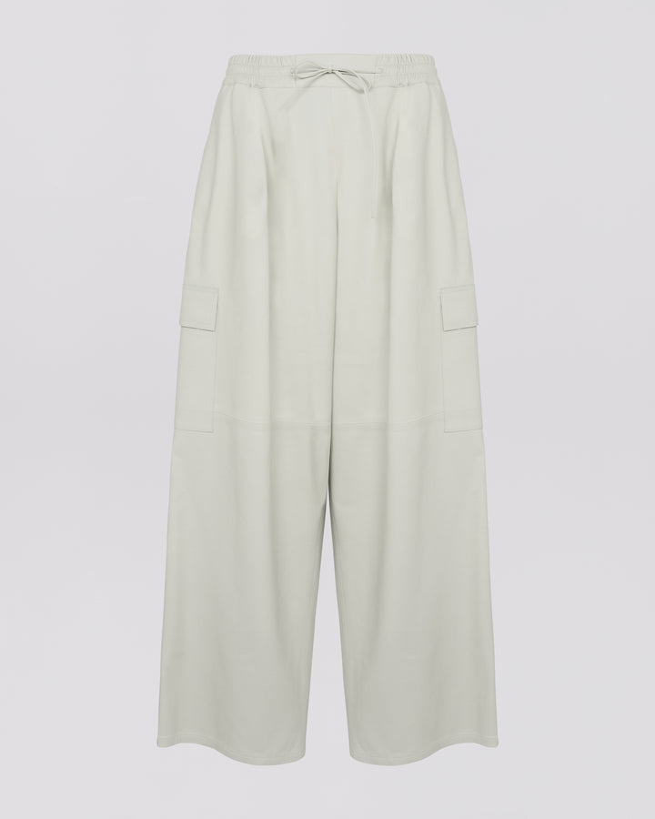 Pantalon cargo en cuir d’agneau