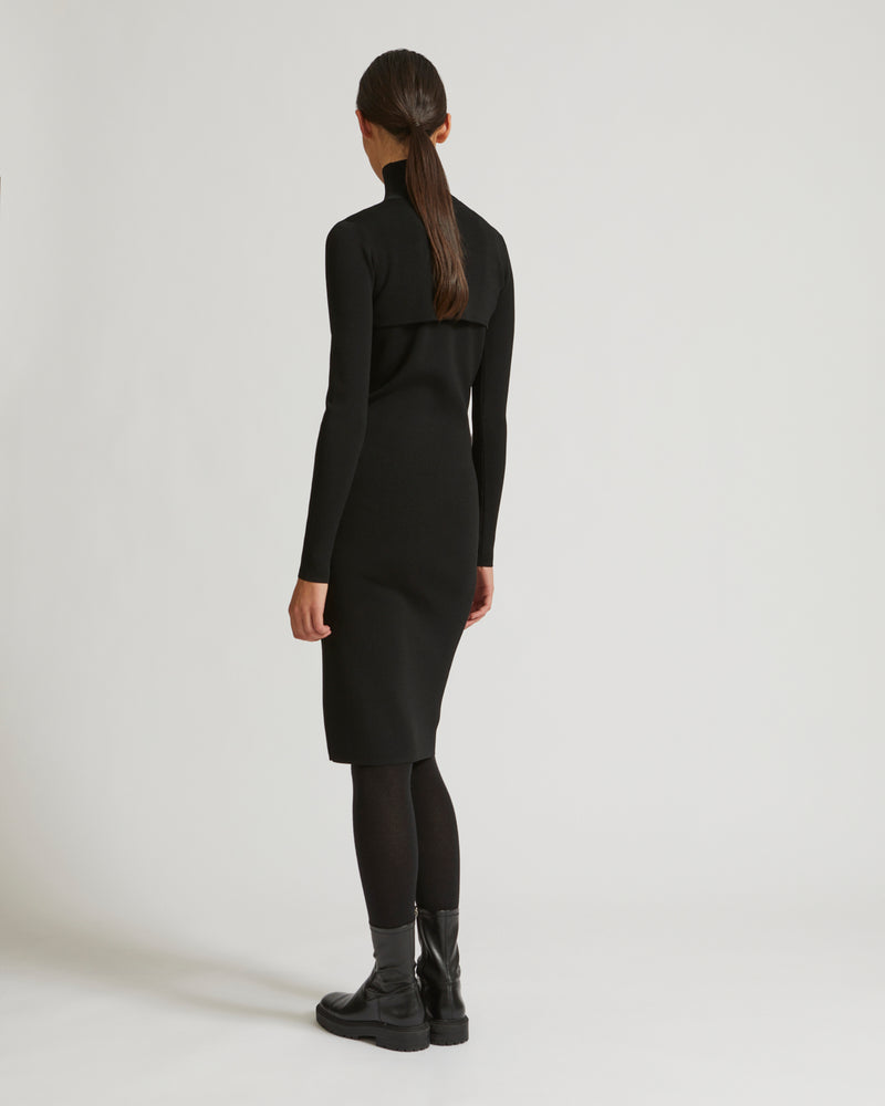 Robe deux-en-un en maille