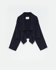 Veste courte en lainage cachemire