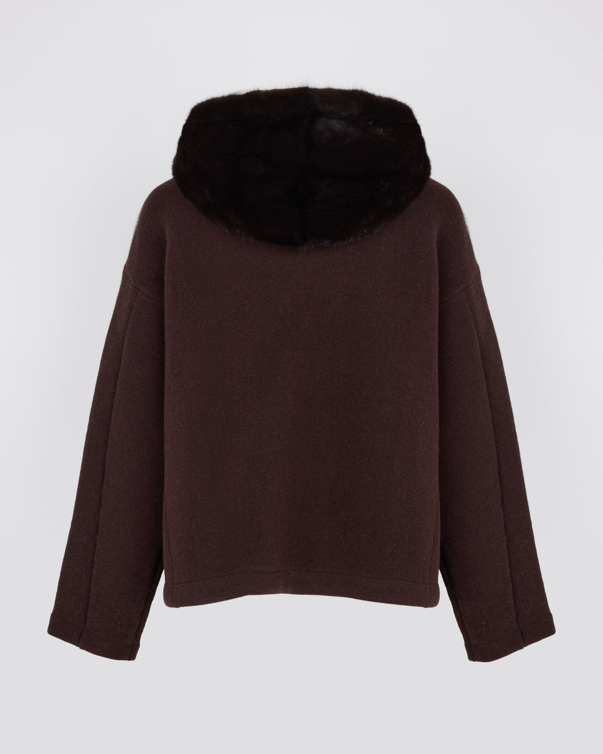 Veste à capuche en fourrure de vison et tissu technique - Yves Salomon - Nouvelle collection Automne Hiver