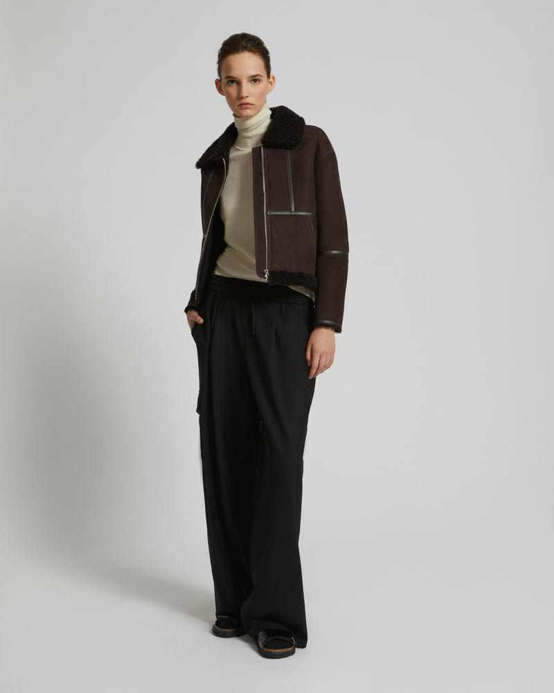Merino bomber jacket