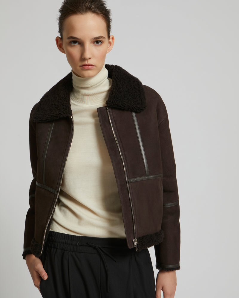 Merino bomber jacket