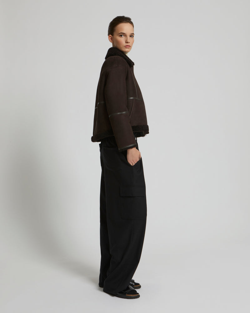 Merino bomber jacket