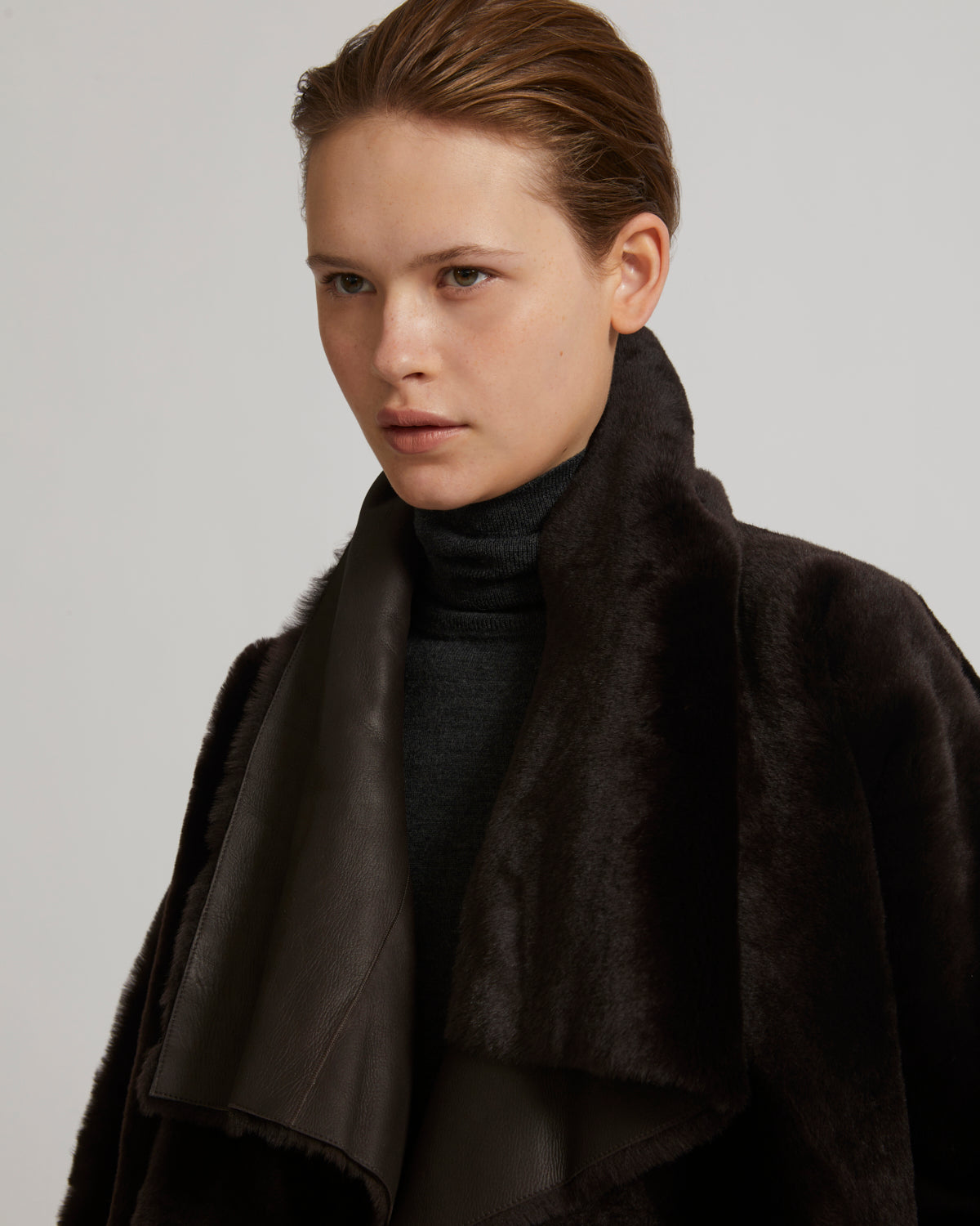 Cropped jacket in cashmere wool - Beige - Yves Salomon - Women