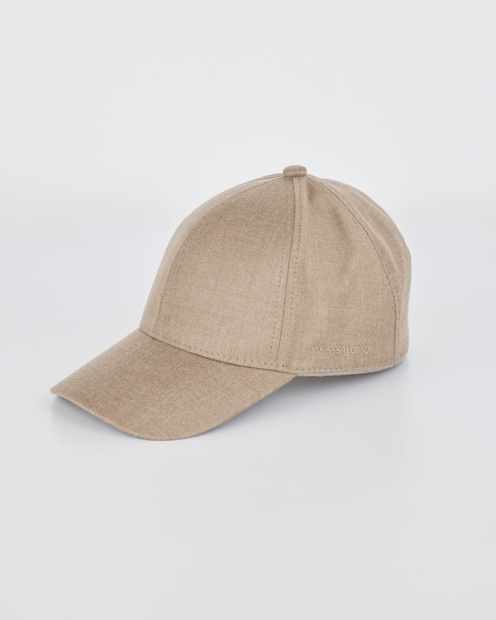 Casquette en laine et soie