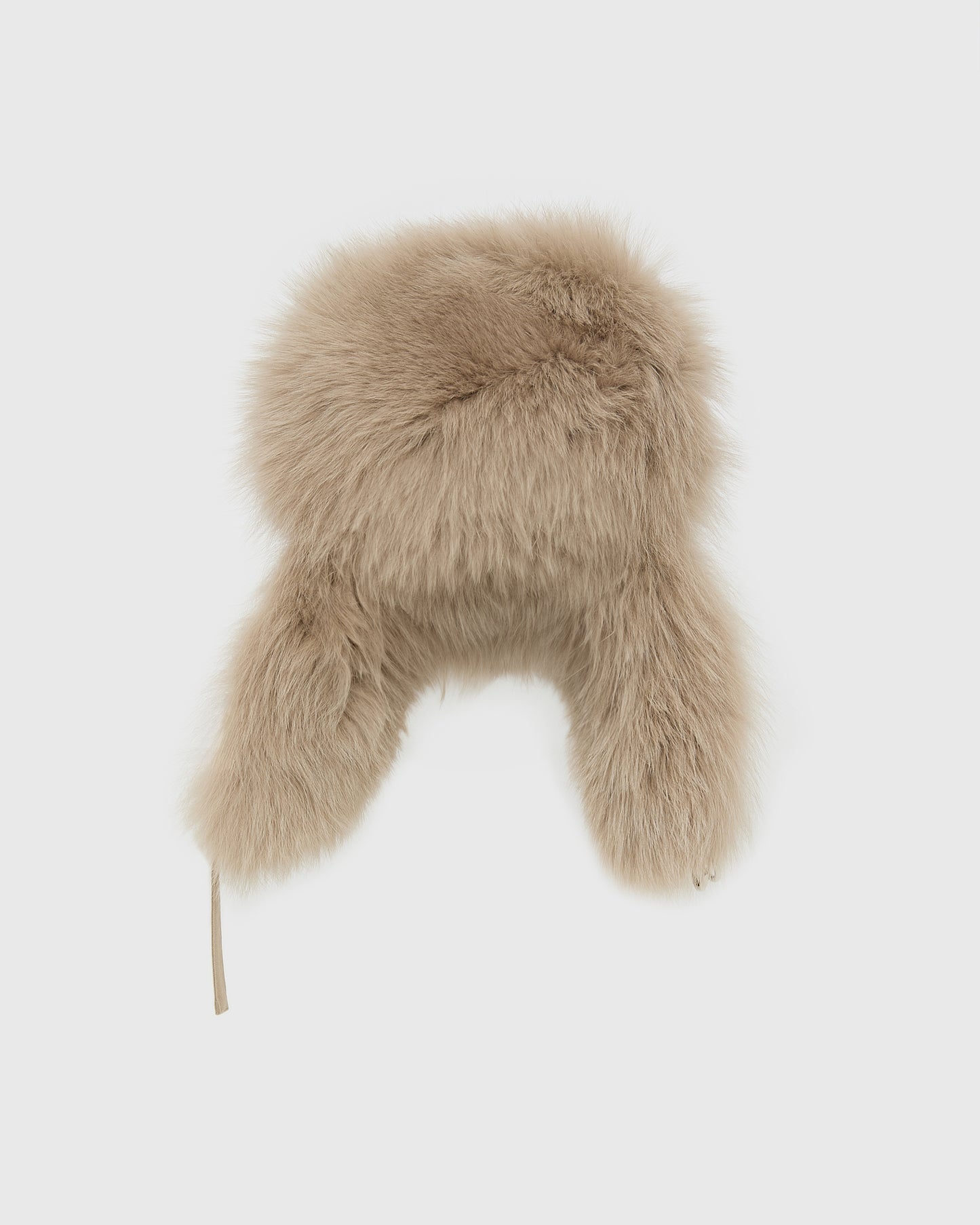 Chapka en tissu technique imperméable et fourrure de renard -Yves Salomon
