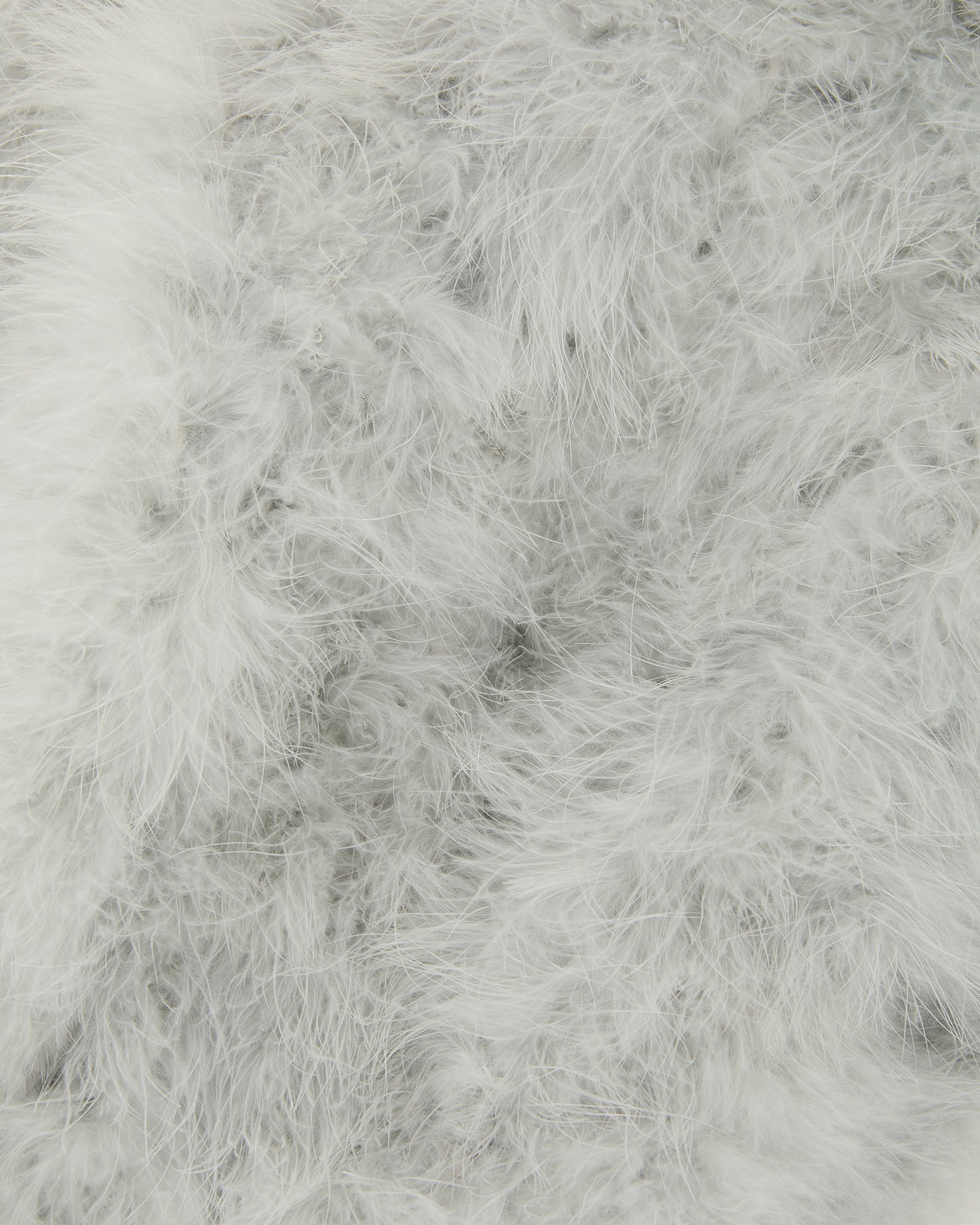 Maxi écharpe à franges en plumes