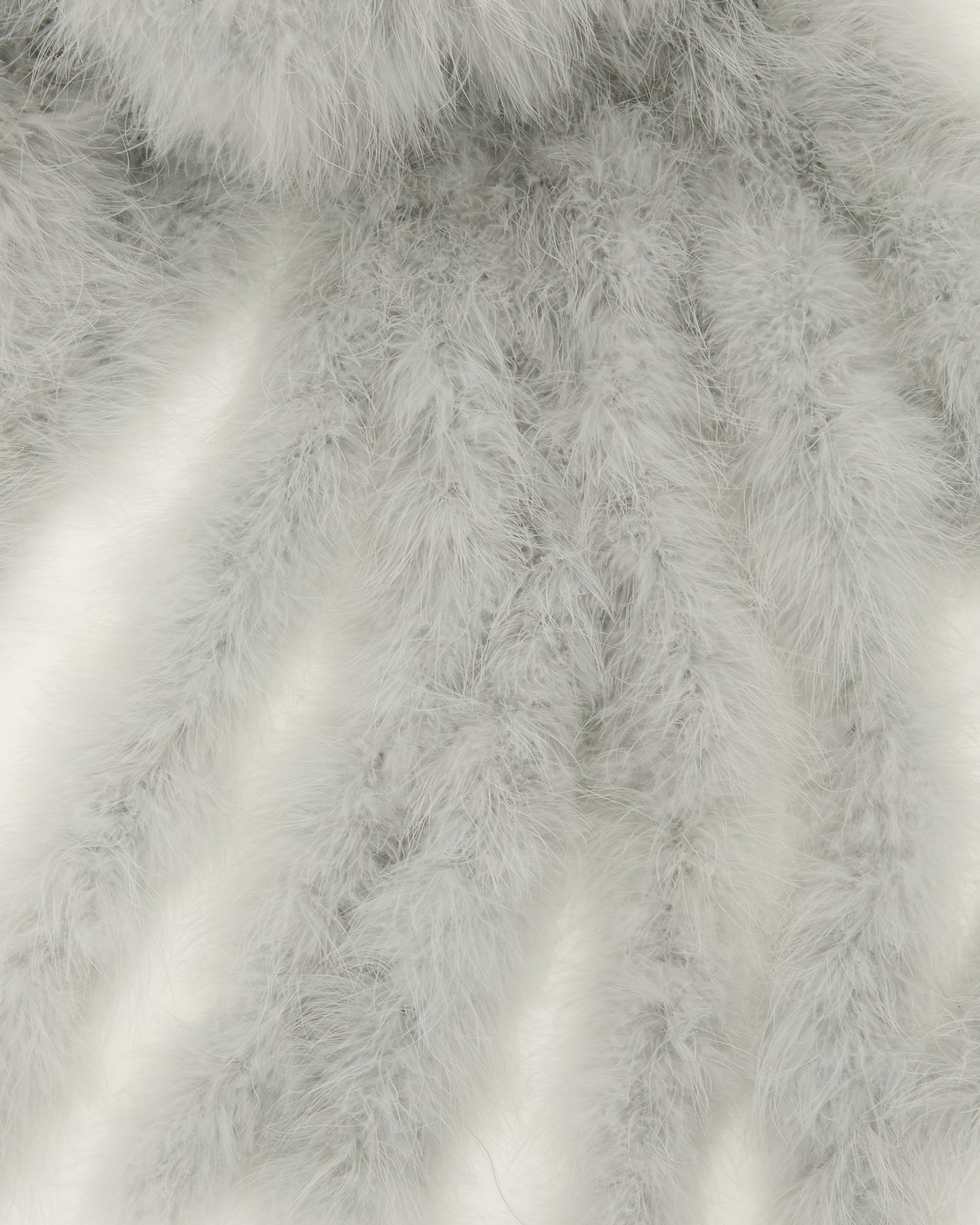 Maxi écharpe à franges en plumes