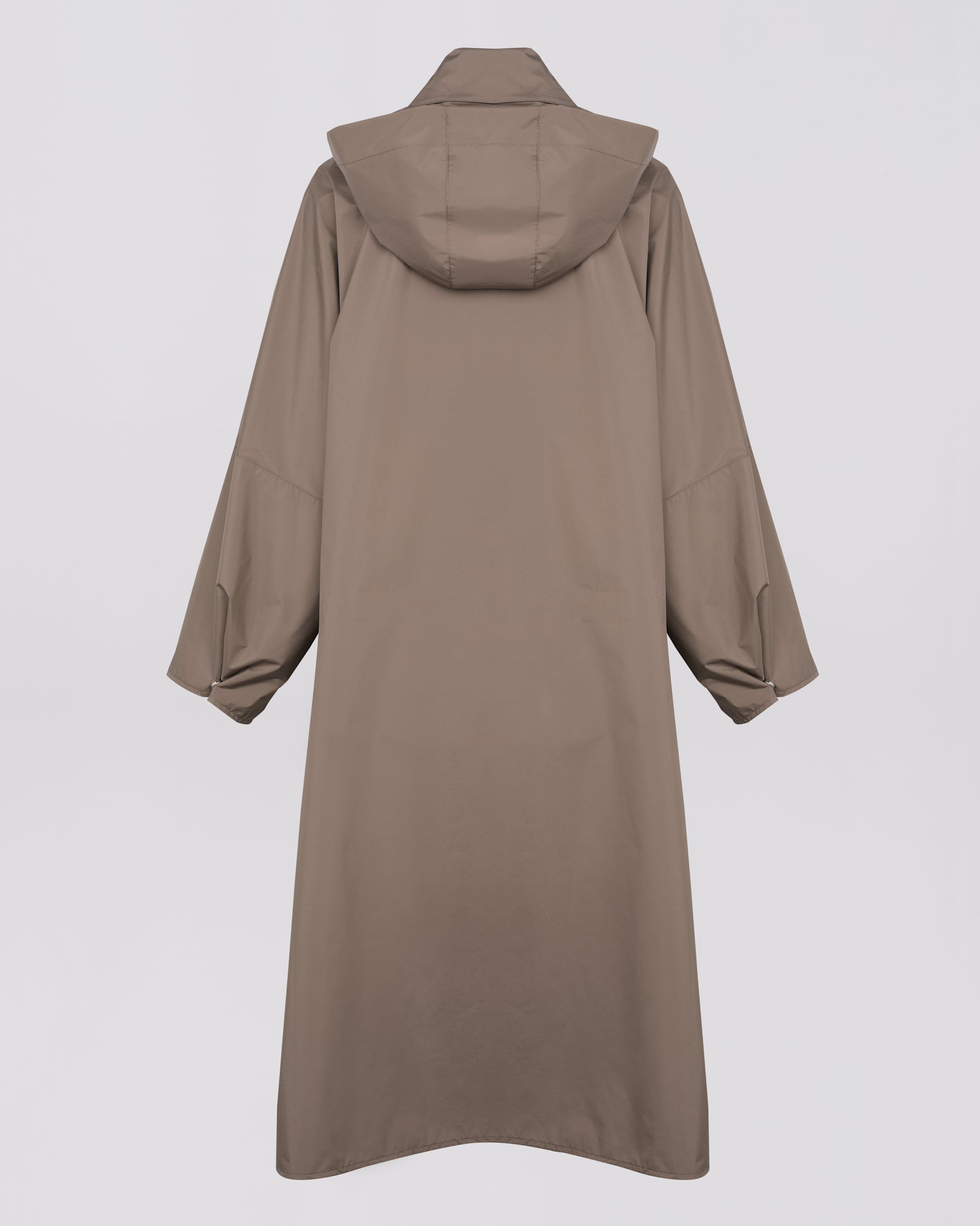 Ventes privées - cape-en-tissu-technique-green-coffee-25efc04611k54wa8185 -Yves Salomon