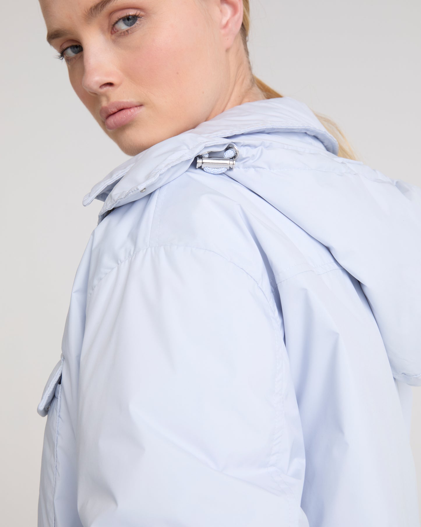 Ultra-light down overshirt