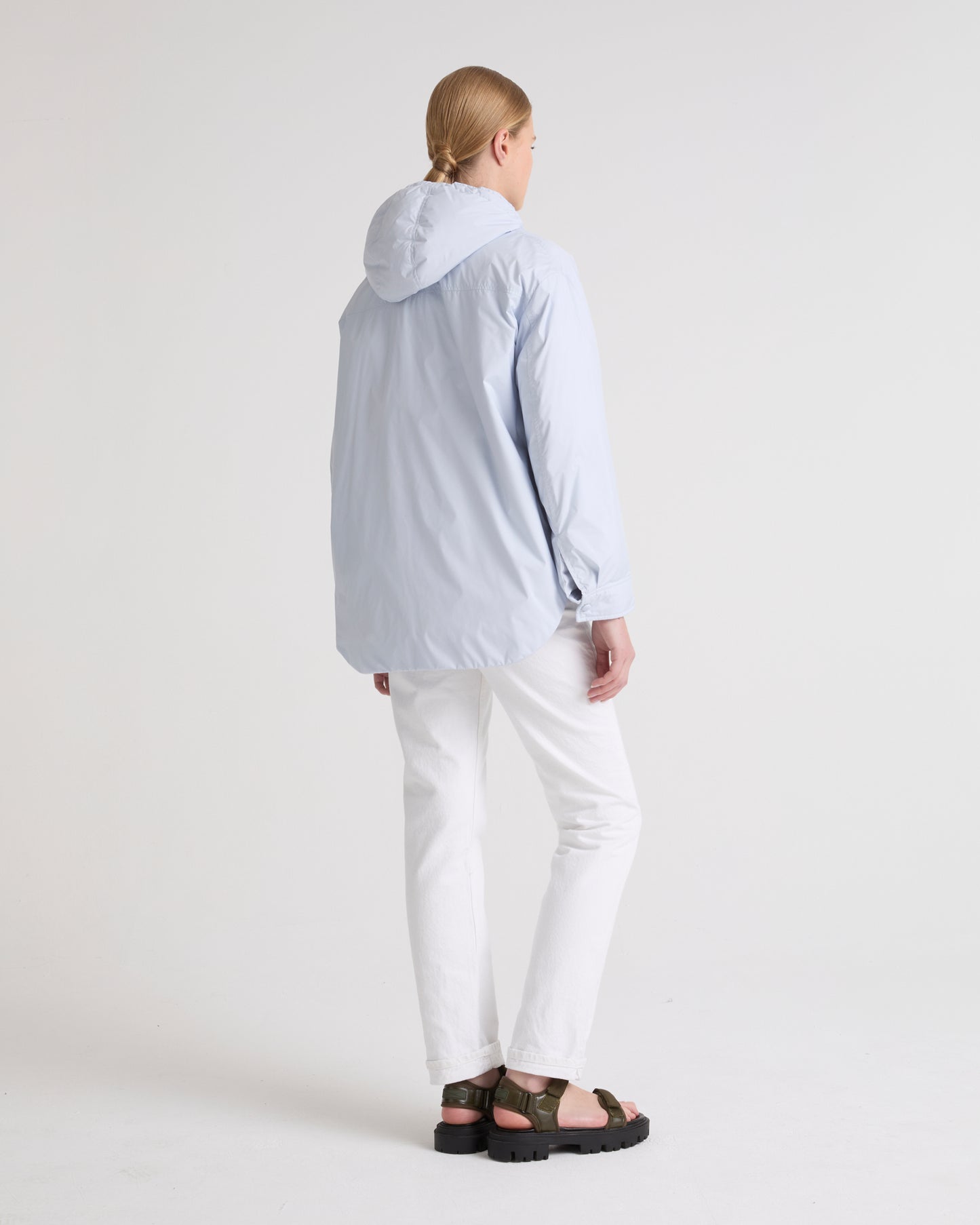 Ultra-light down overshirt