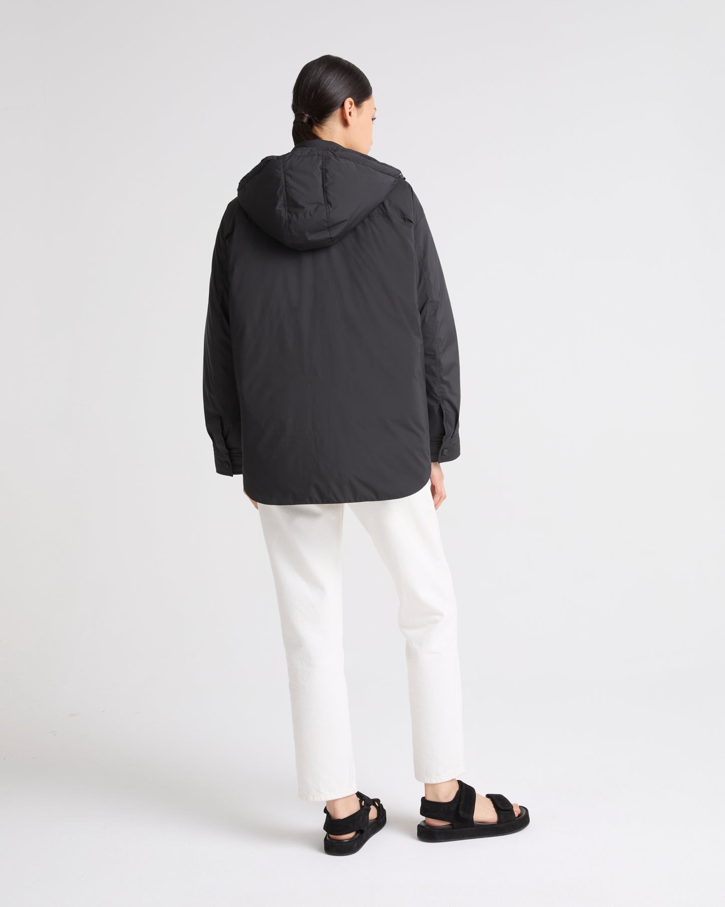 Soldes d'hiver  - Yves Salomon -Surchemise doudounée ultra light