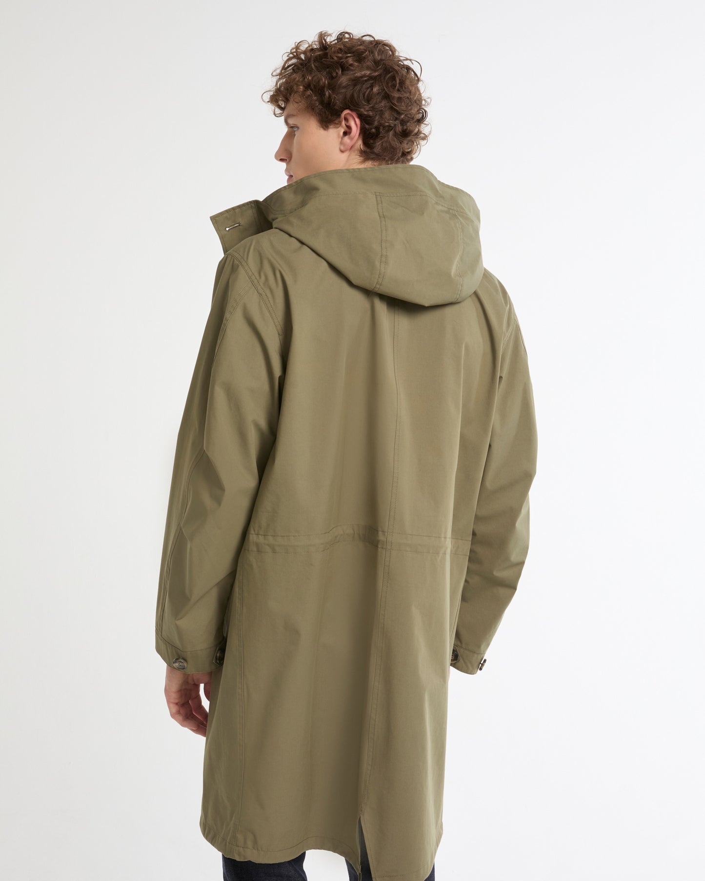 Parka en coton mélangé imperméable -Yves salomon - Nouvelle collection Printemps Été
