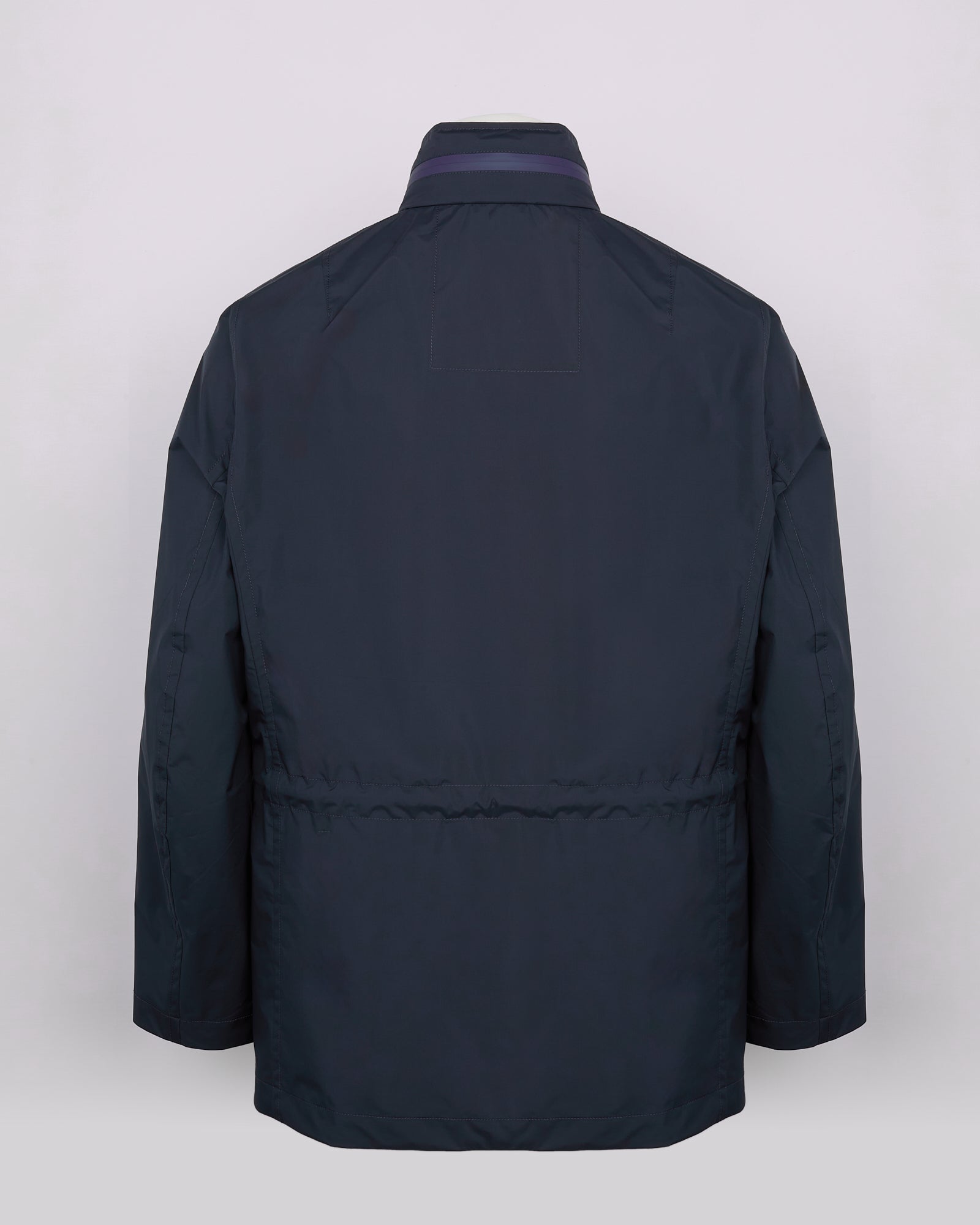 Jacket in technical fabric - Blue - Yves Salomon men