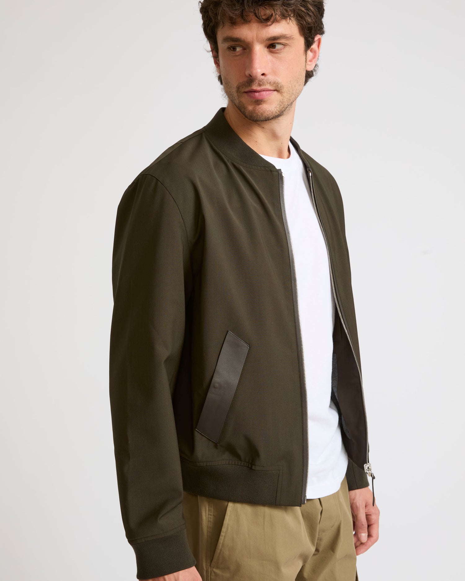 Soldes d'hiver  - Yves Salomon -Teddy en laine mélangée imperméable