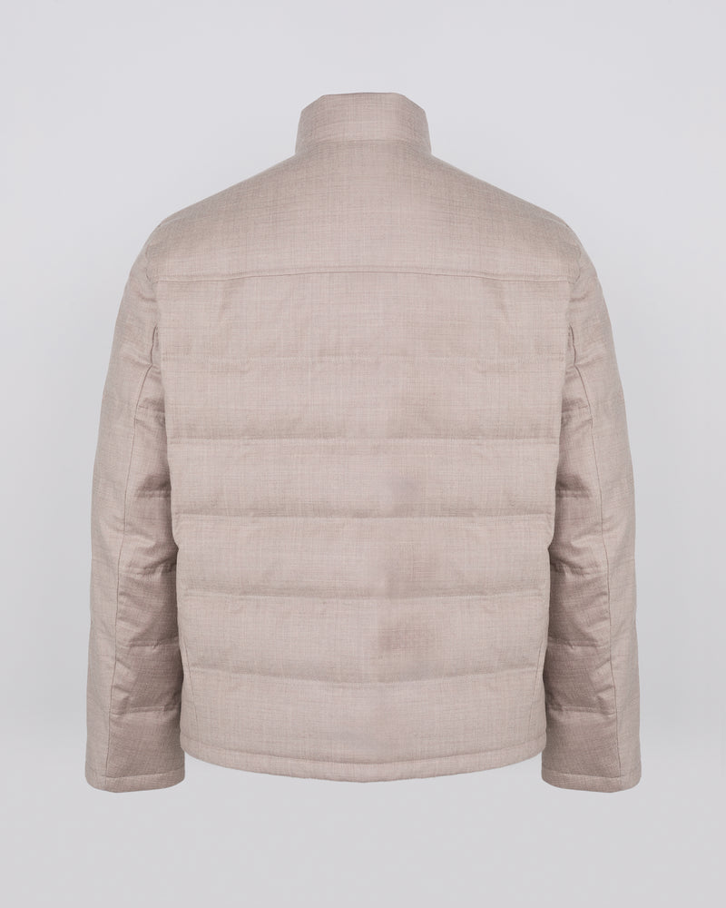 Doudoune en tissu laine-soie Loro Piana