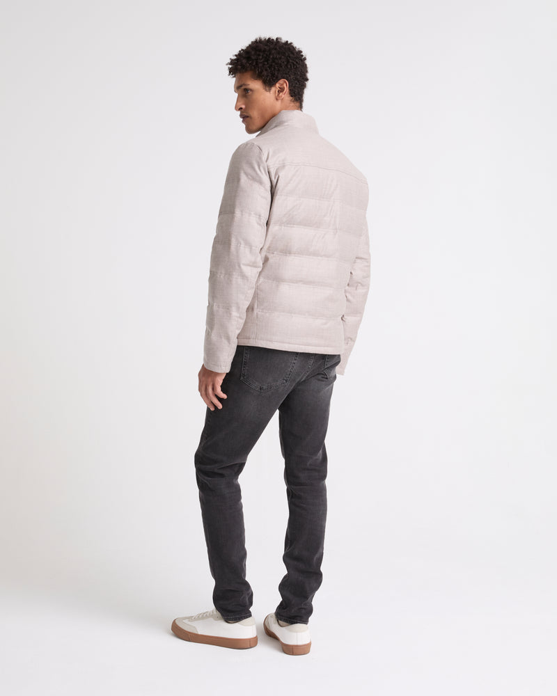 Doudoune en tissu laine-soie Loro Piana