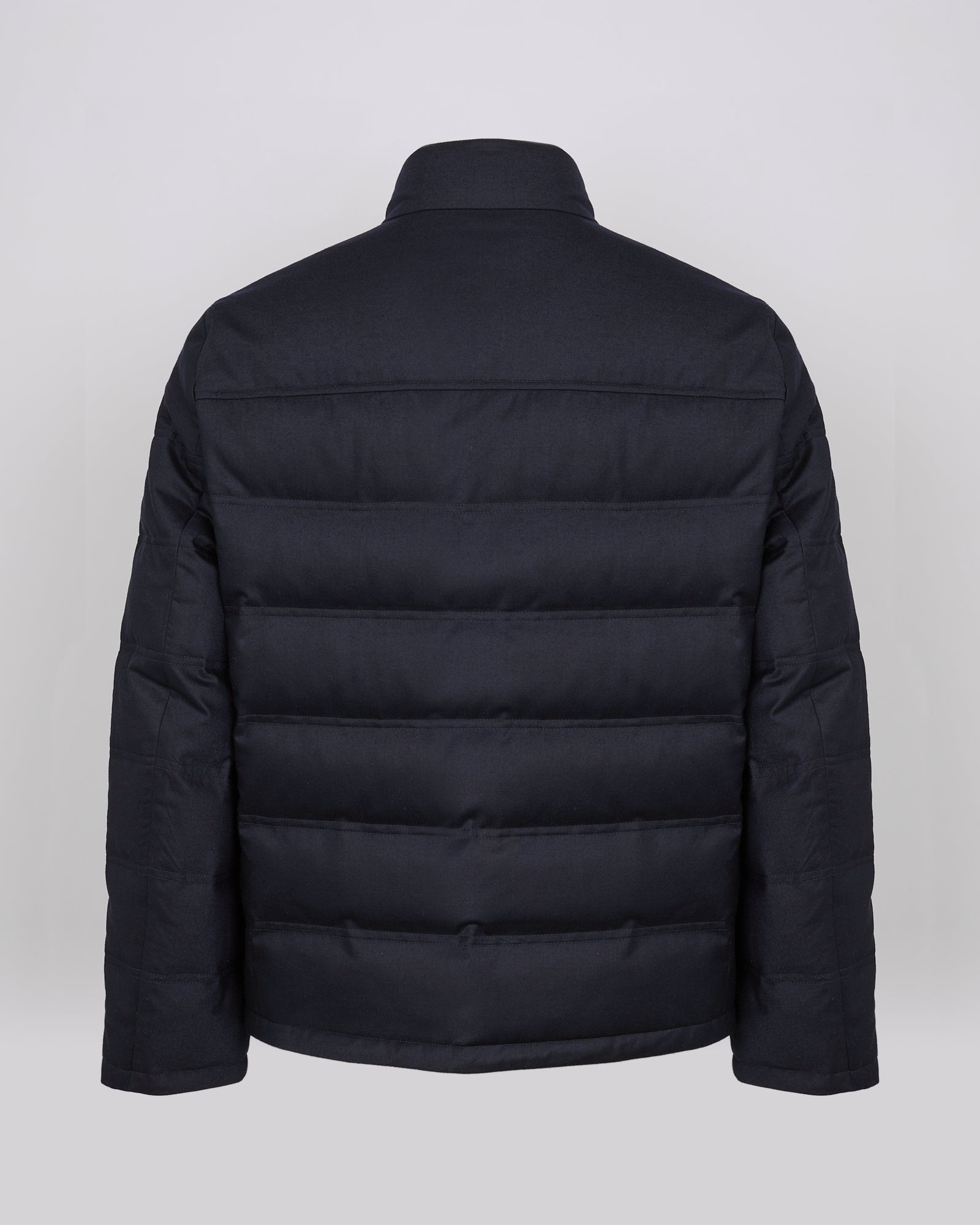 Loro Piana fabric down jacket - Dark blue - Yves Salomon
