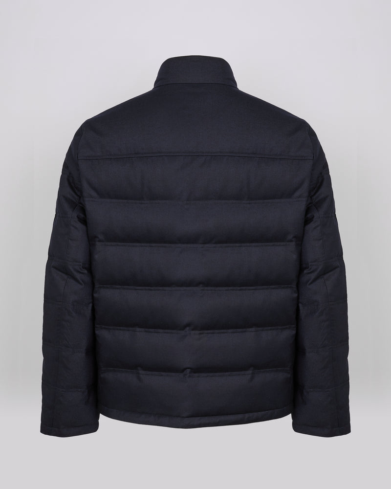 Doudoune en tissu laine-soie Loro Piana