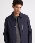Veste en laine mélangée imperméable