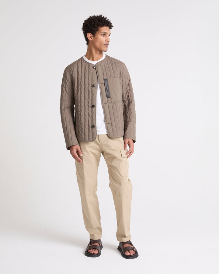 Waterproof padded overshirt