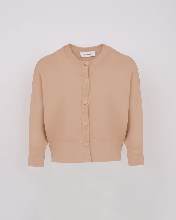 Gilet court en maille