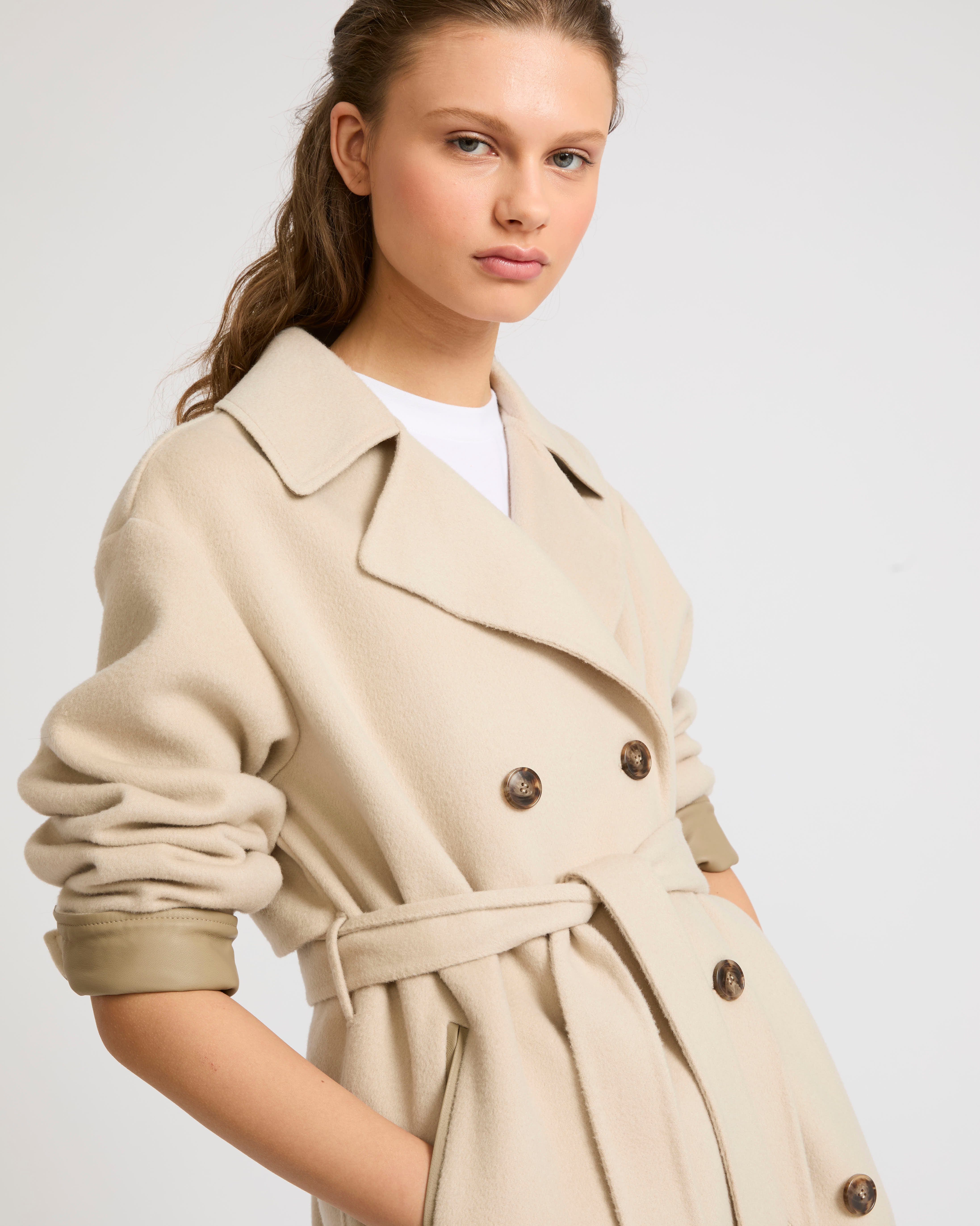 HYEON （へヨン）2way trench coat beige Designer fashion, Seoul-fully created | W Concept