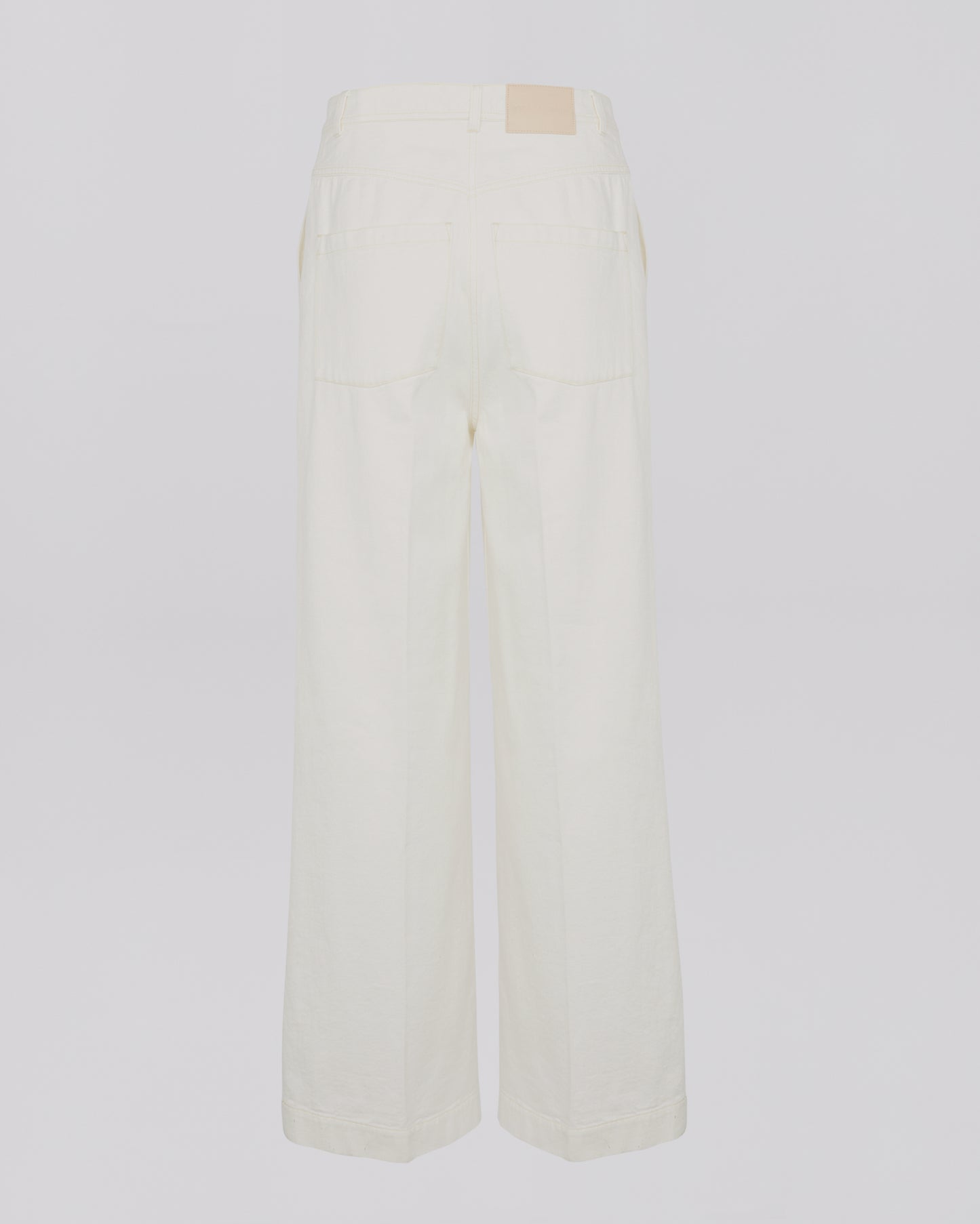Ventes privées - pantalon-large-en-denim-blanc-25eyp039xxdecoc10 -Yves Salomon
