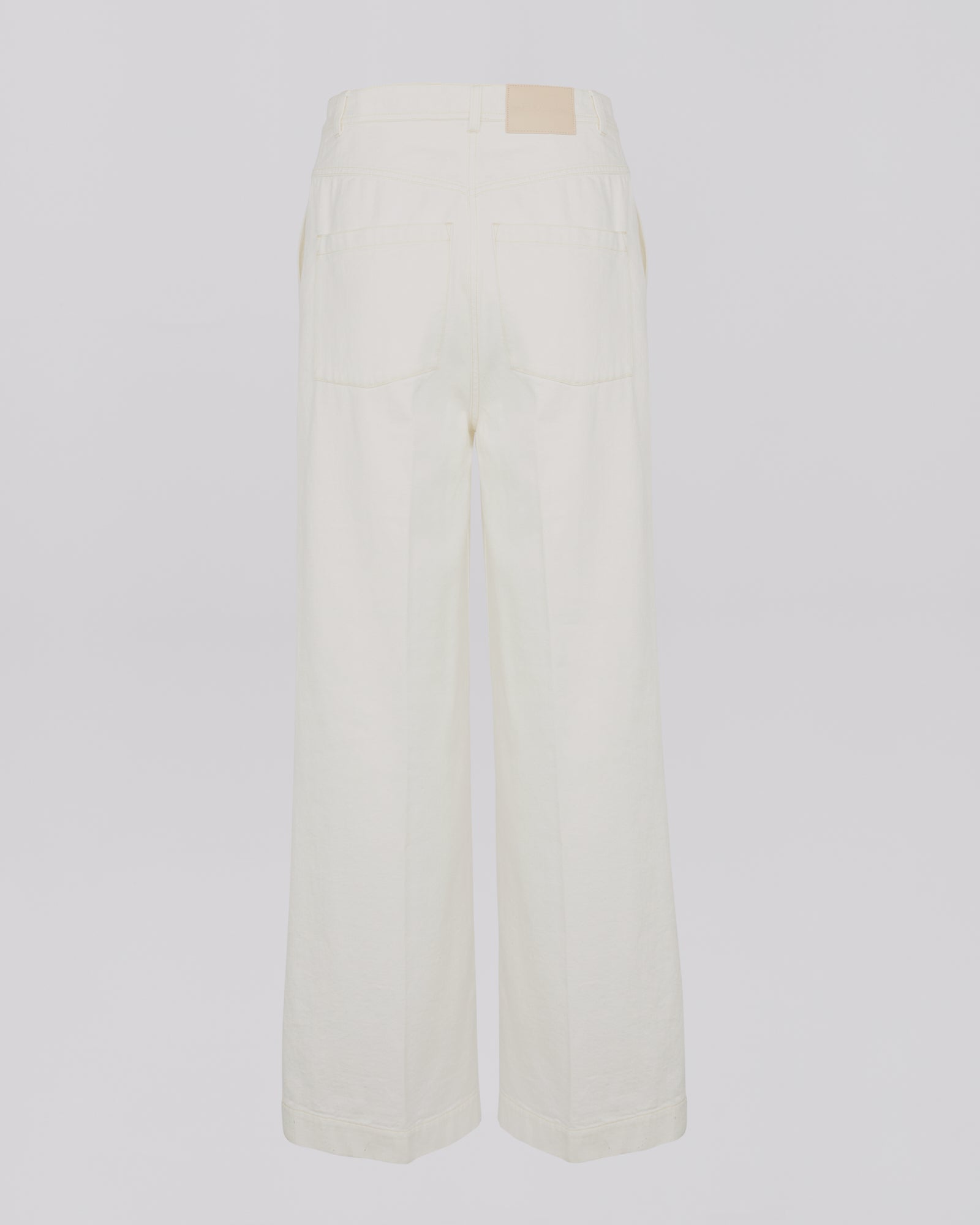 Ventes privées - pantalon-large-en-denim-blanc-25eyp039xxdecoc10 -Yves Salomon