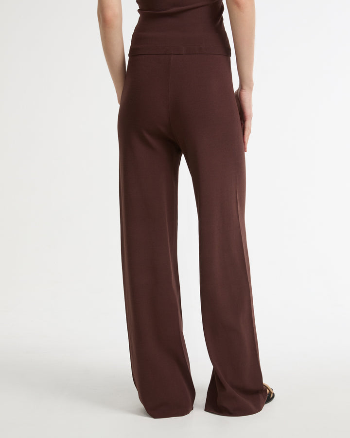 Pantalon large en maille -Yves salomon - Nouvelle collection Printemps Été