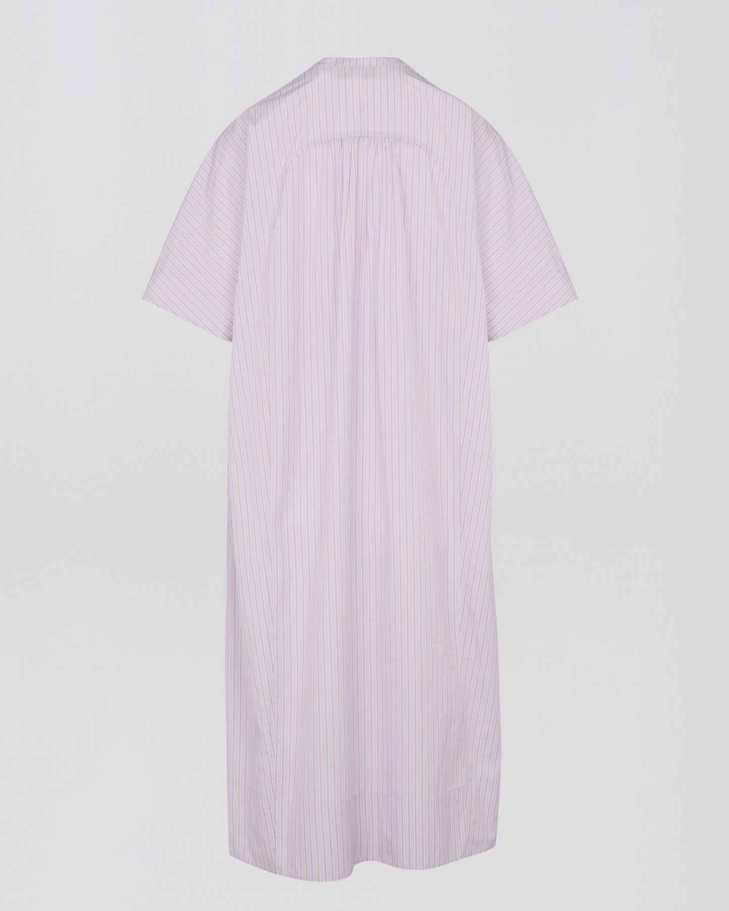 Robe kaftan en popeline rayée