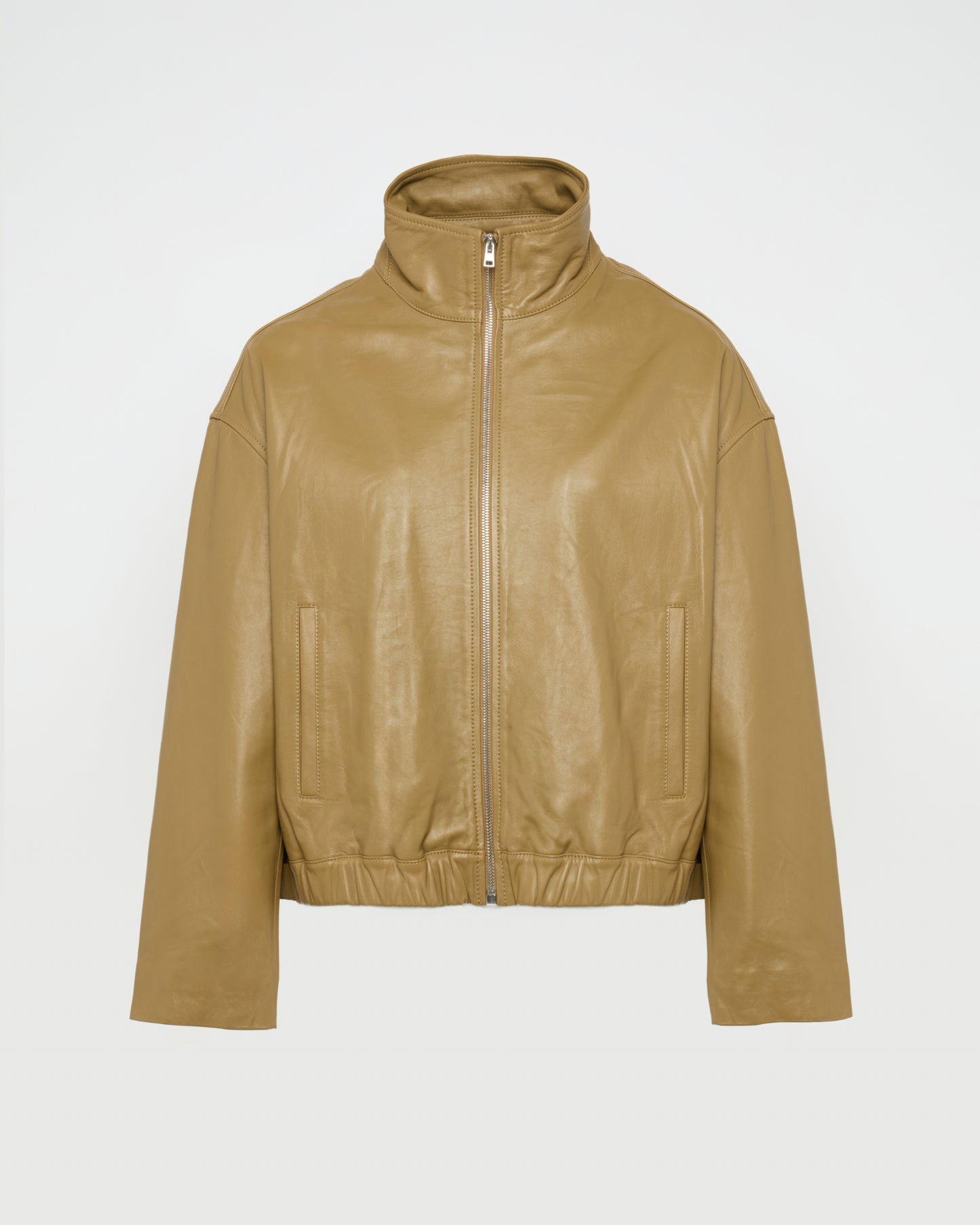 Blouson en cuir d'agneau