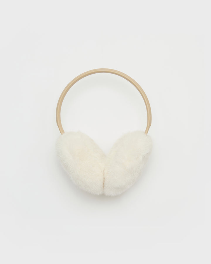 Cache-oreilles en fourrure de vison