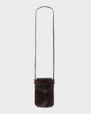 Sac en fourrure de vison et cuir