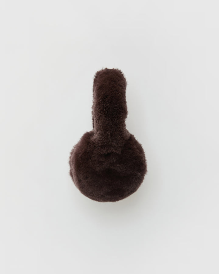 Rex rabbit fur earmuffs