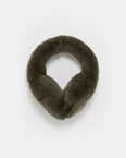 Rex rabbit fur earmuffs