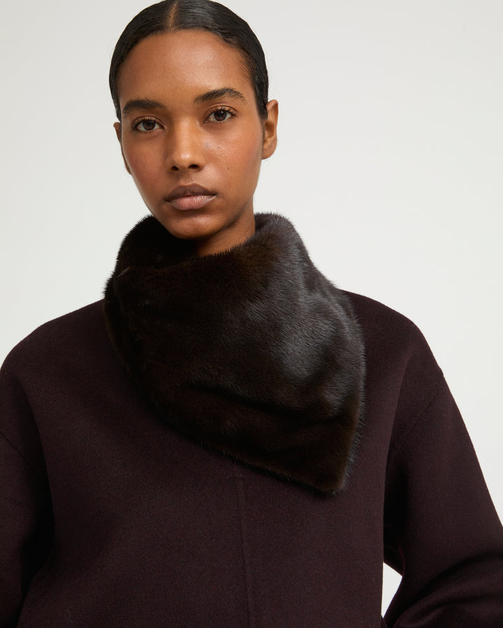 Mink fur bandana