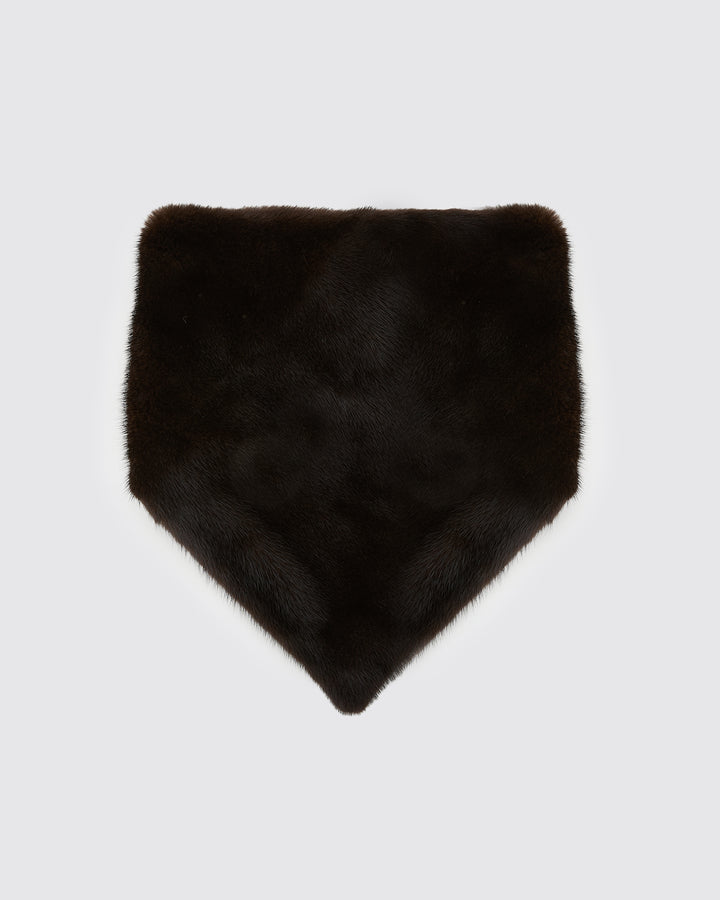 Mink fur bandana