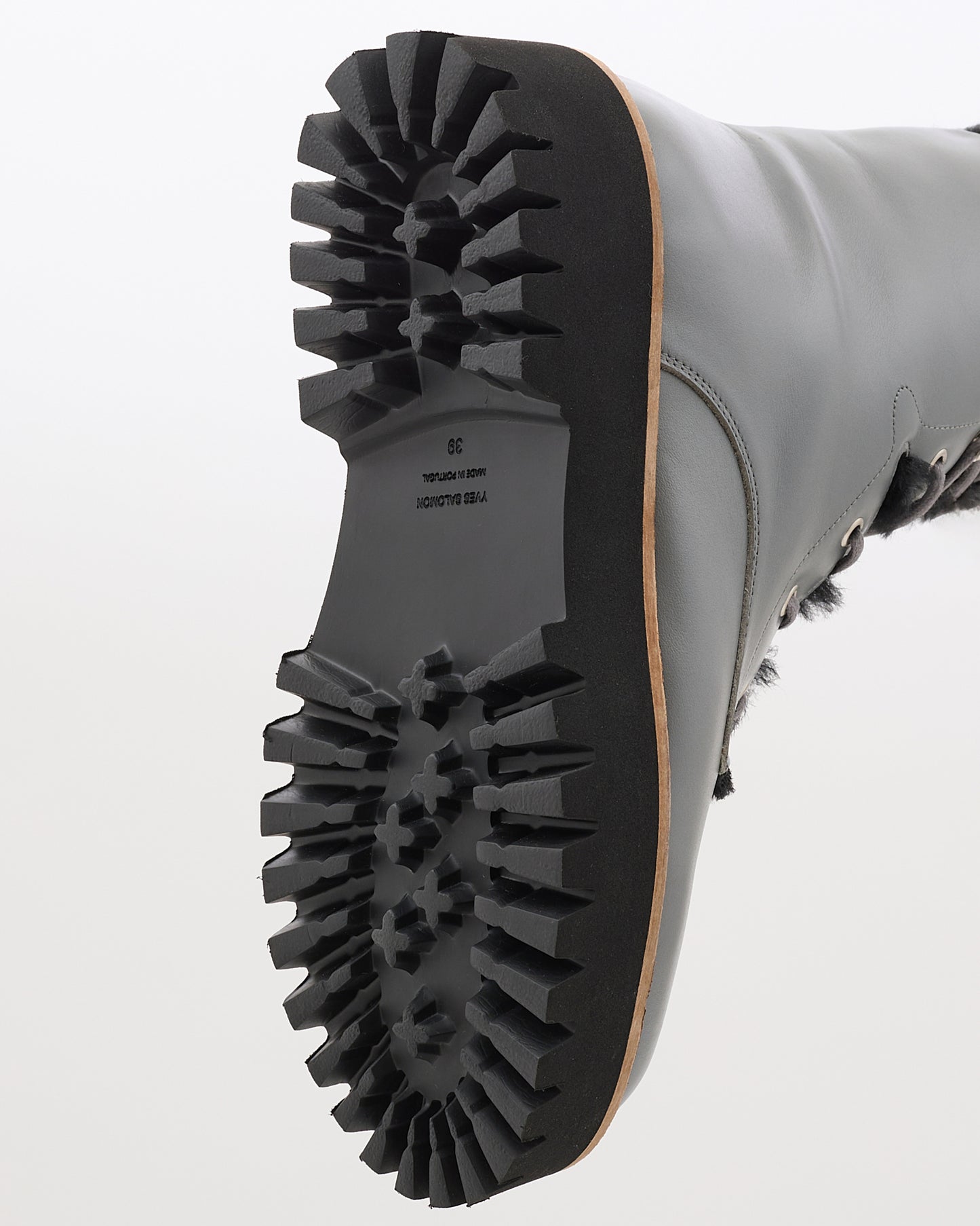 Soldes d'hiver  - Yves Salomon -Boots lacées en Merinillo Raide