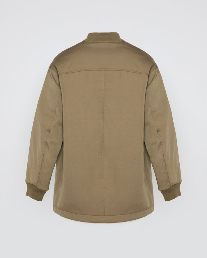 Black Friday 2025 - Yves Salomon - Teddy long en peau lainée réversible drill polycoton