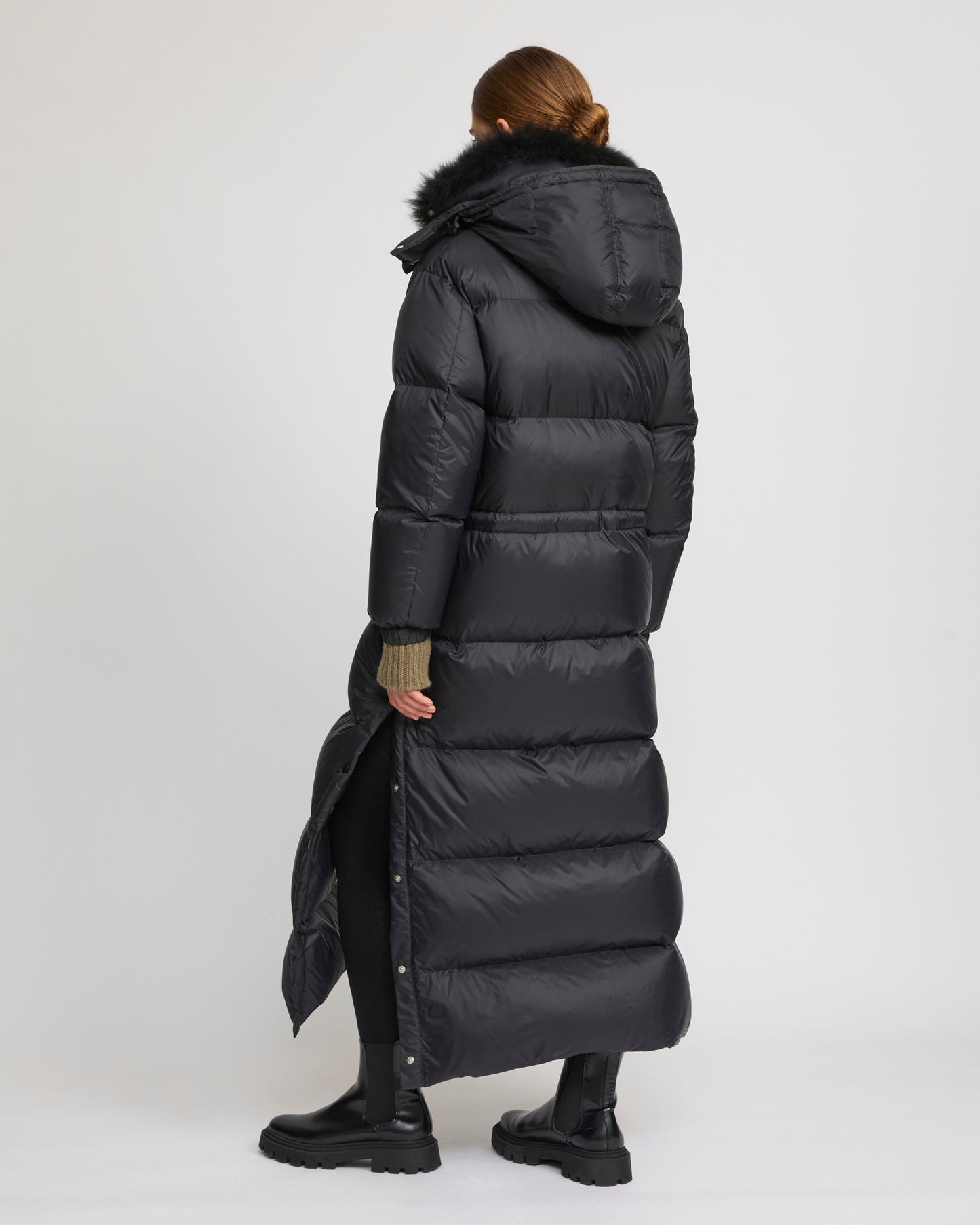 Doudoune extra-longue à capuche