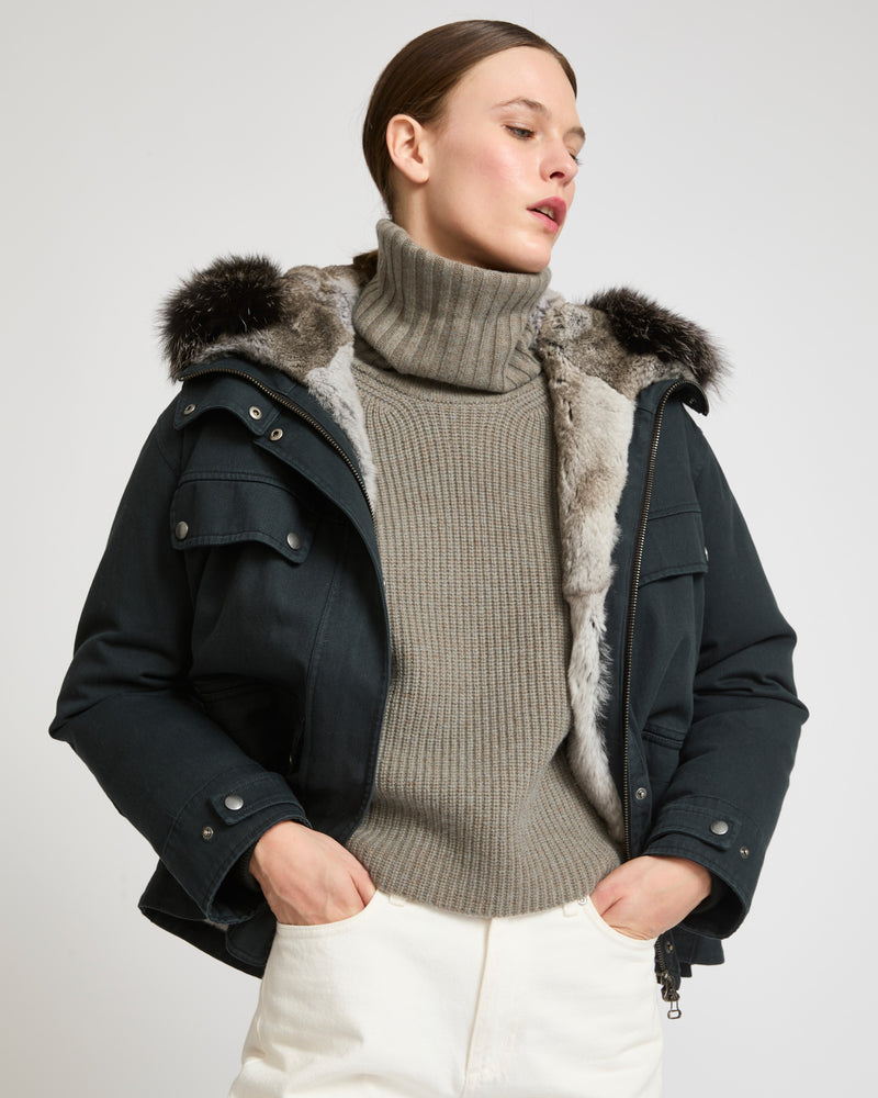 Yves salomon short parka hotsell