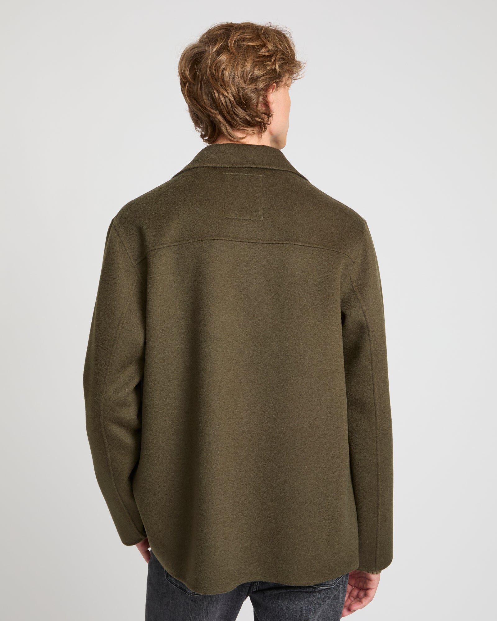 Veste workwear en tissu double-face laine-cachemire -Yves Salomon