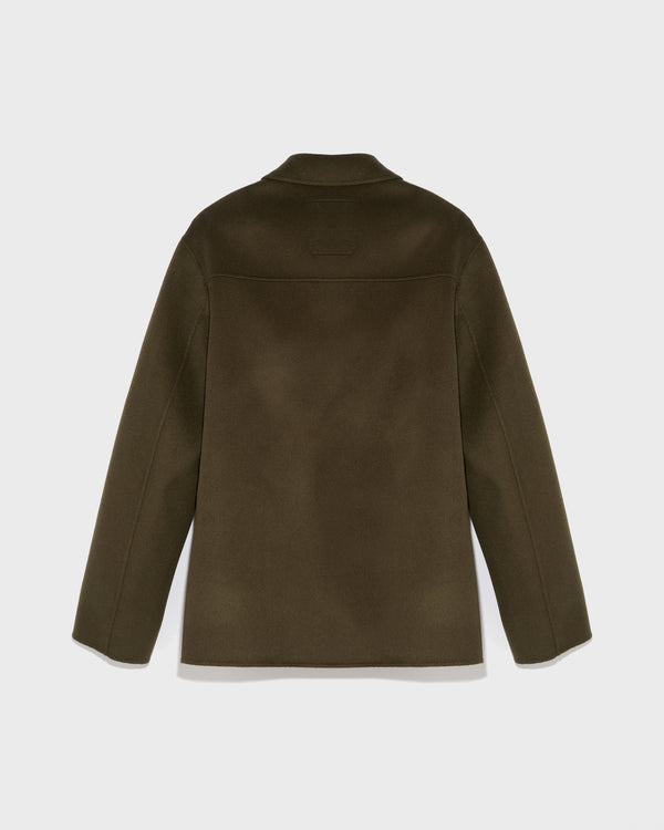 Veste workwear en tissu double-face laine-cachemire