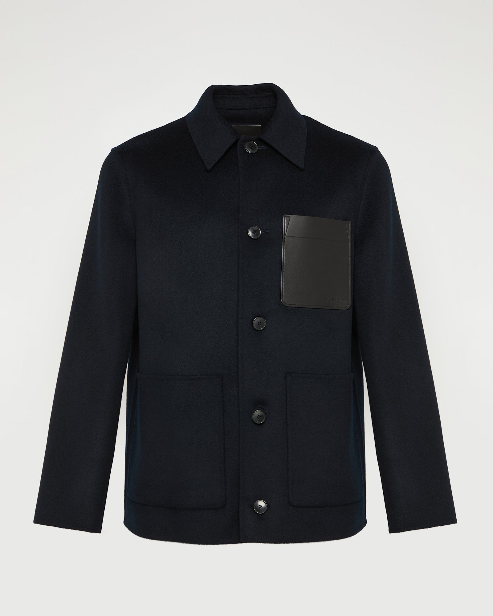 Veste workwear en lainage cachemire double face -Yves salomon - Nouvelle collection Printemps Été