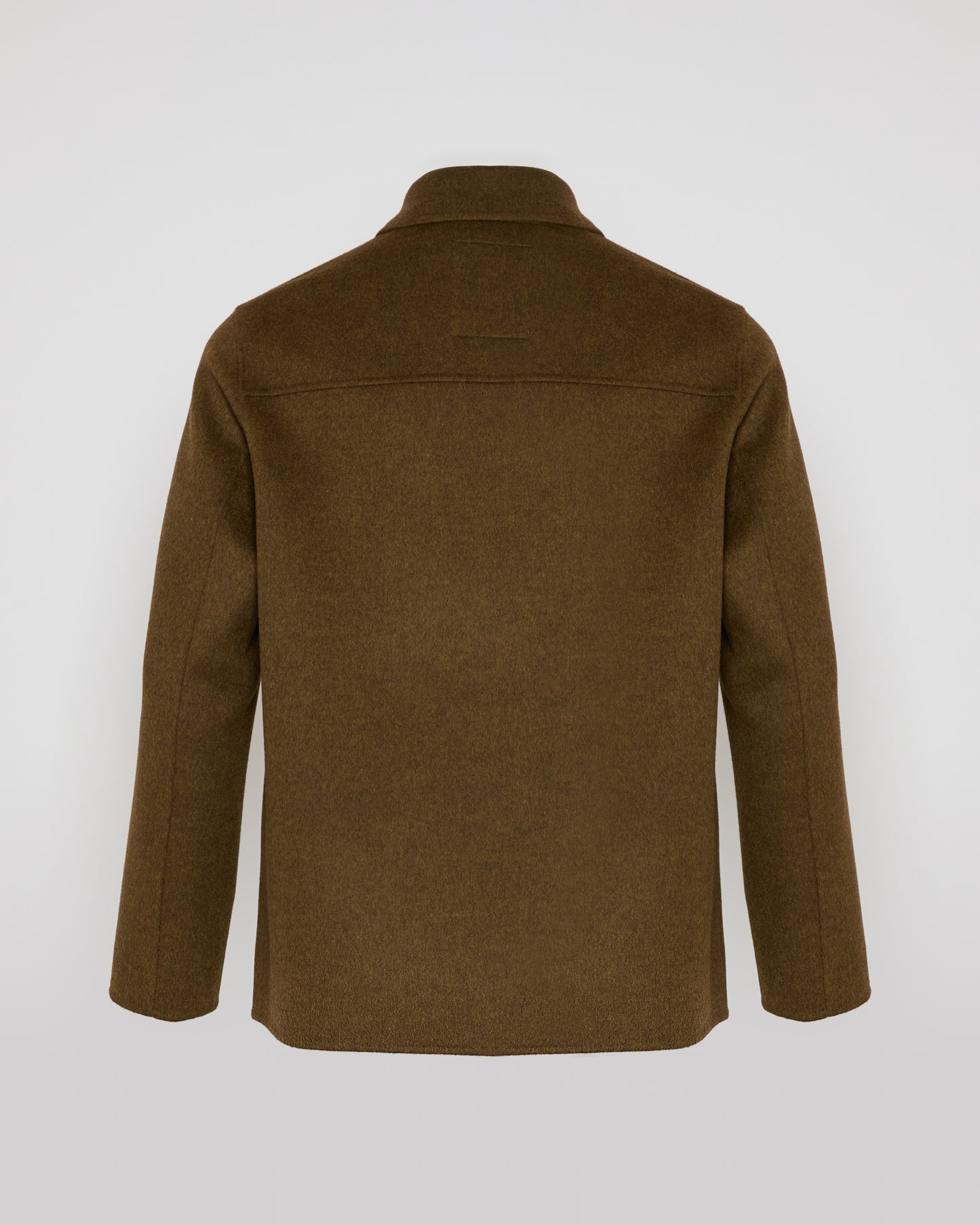 Workwear jacket in double-sided wool-cashmere fabric